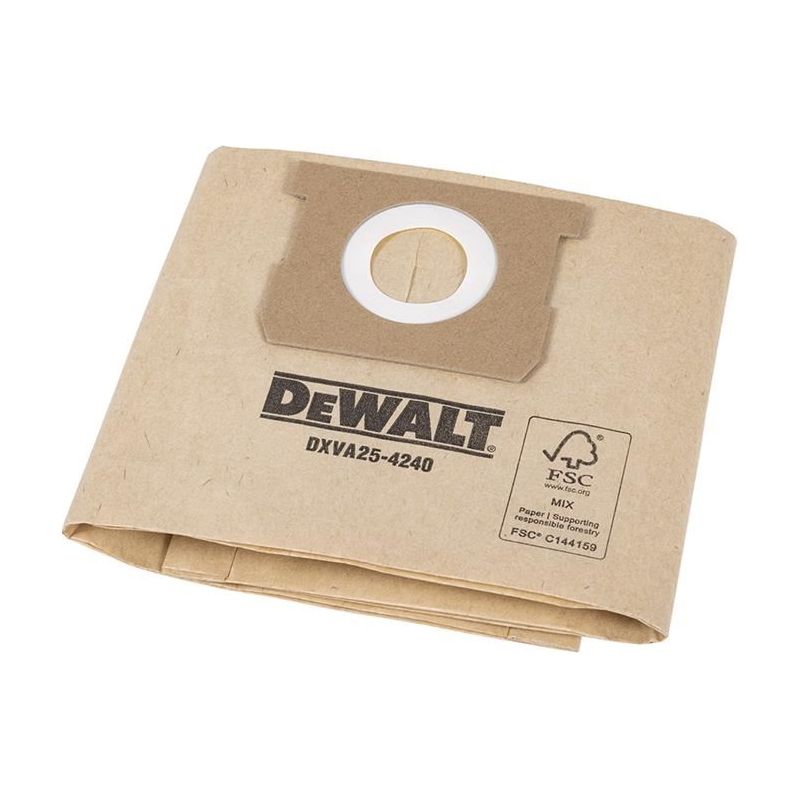 Dewalt Vacuum DXVA25-4240 Dust Bag (Pack 3) DEWALT Vacuum - Dynamic Drive