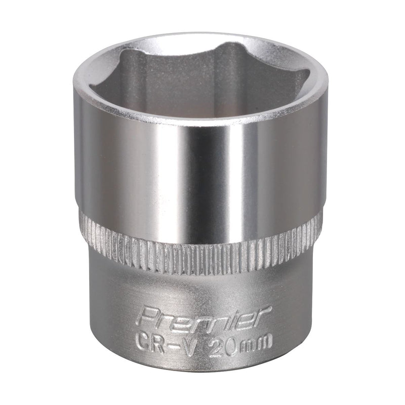 Sealey WallDrive Socket 20mm 3/8"Sq Drive S3820 Sealey - Dynamic Drive