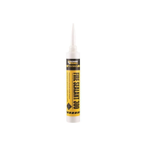 Everbuild Sika Tecnic Fire Intumescent Sealant 300 Grey 380ml Everbuild Sika - Dynamic Drive