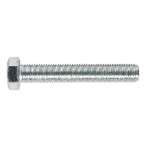 Sealey HT Setscrew M16 x 100mm 8.8 Zinc Pack of 5 SS16100 Sealey - Dynamic Drive