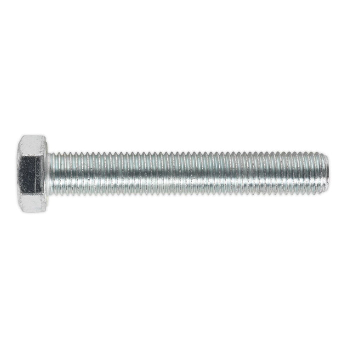 Sealey HT Setscrew M16 x 100mm 8.8 Zinc Pack of 5 SS16100 Sealey - Dynamic Drive