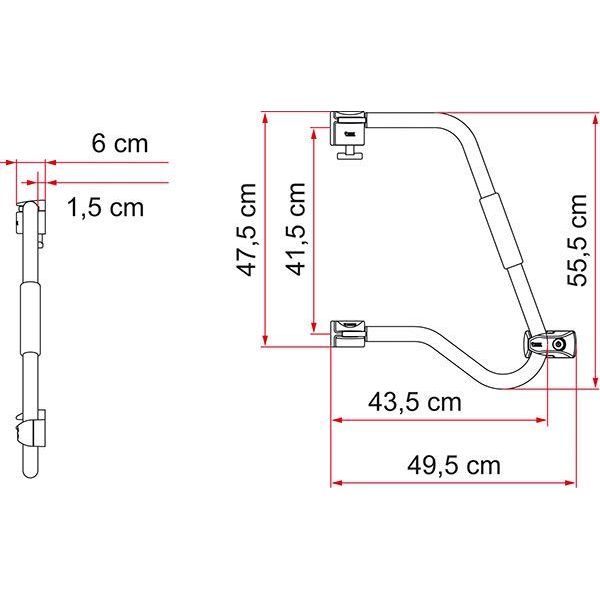 03513-04- Security Handle 46 Pro Fiamma  - Dynamic Drive