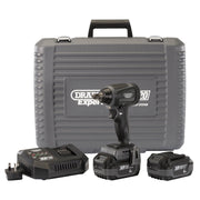 Draper XP20 20V Brushless Impact Wrench, 1/2", 300Nm, 2 x 4.0Ah Batteries, 1 x F Draper - Dynamic Drive