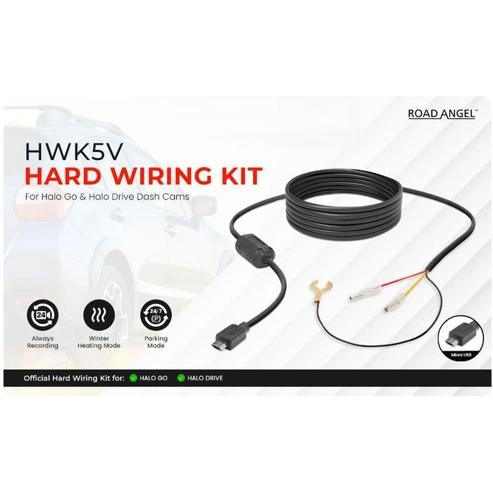 Road Angel Hard Wire Kit for Halo Go Drive and Pure Road Angel  - Dynamic Drive
