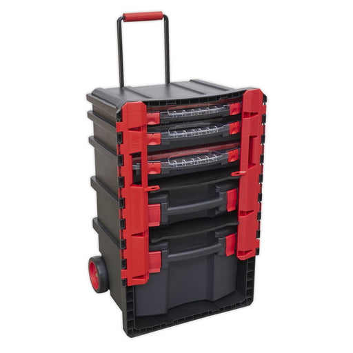 Sealey Professional Trail Box with 5 Tool Storage Cases AP860 Sealey  - Dynamic Drive