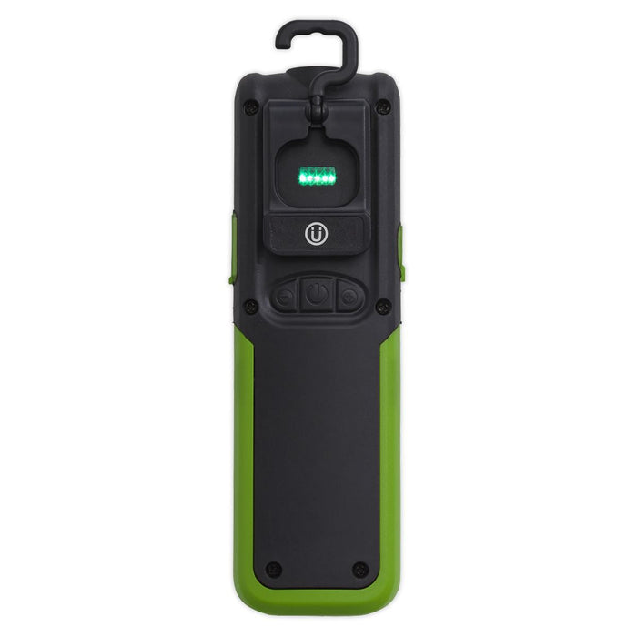 Sealey Rechargeable Inspection Light 5W COB & 3W SMD LED with Power Bank Green Sealey - Dynamic Drive