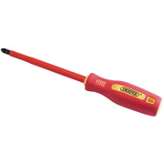 Draper Fully Insulated Soft Grip PZ TYPE Screwdriver, No.3 x 250mm 46535 Draper - Dynamic Drive