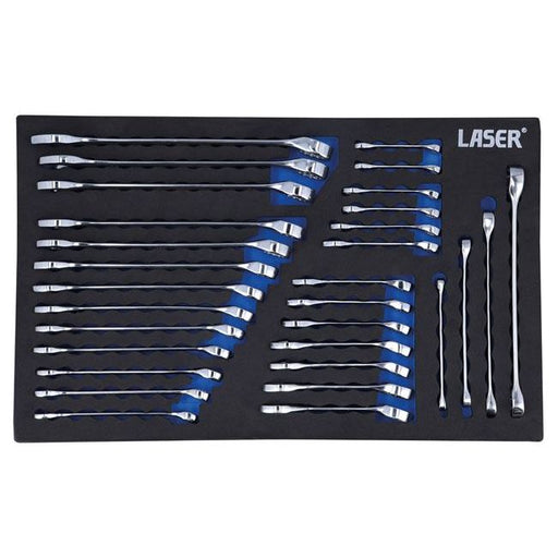 Laser Metric/Stubby/Star Spanner Set 30pc 8481 Laser - Dynamic Drive