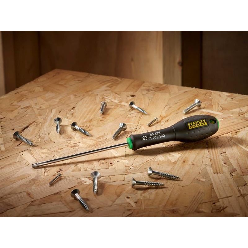 Stanley® Hand Tools FatMax® Screwdriver Tamper-proof TORX Tip TTX20 x 100mm STANLEY® Hand Tools - Dynamic Drive