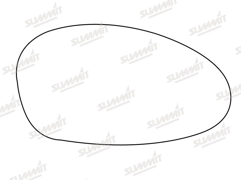 Summit Stick-On Standard Mirror Glass fits BMW Z4 RHS Summit - Dynamic Drive