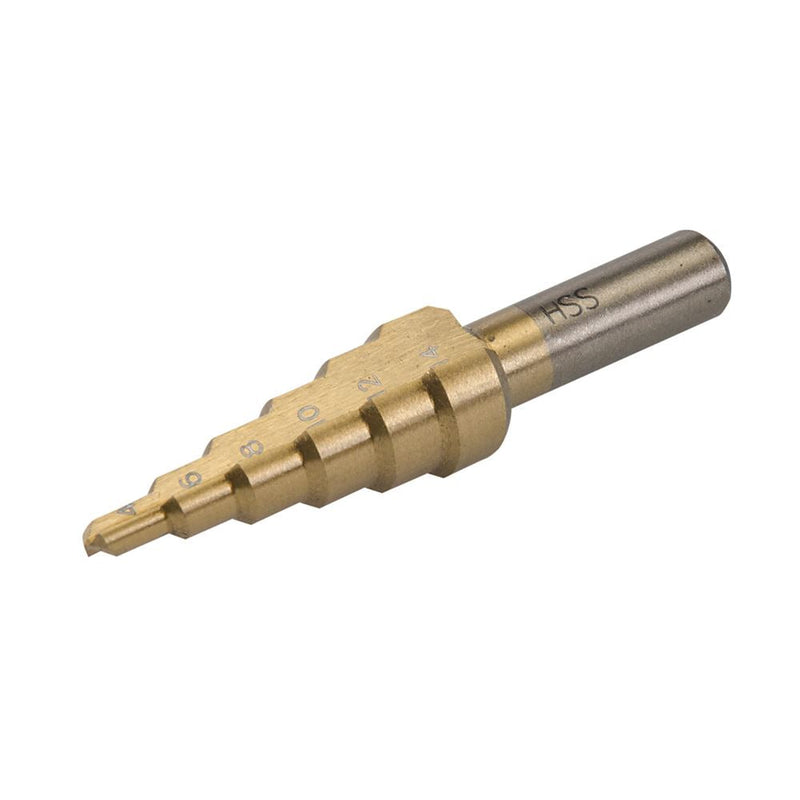 Silverline Titanium-Plated HSS Step Drill 4 - 14mm Silverline - Dynamic Drive