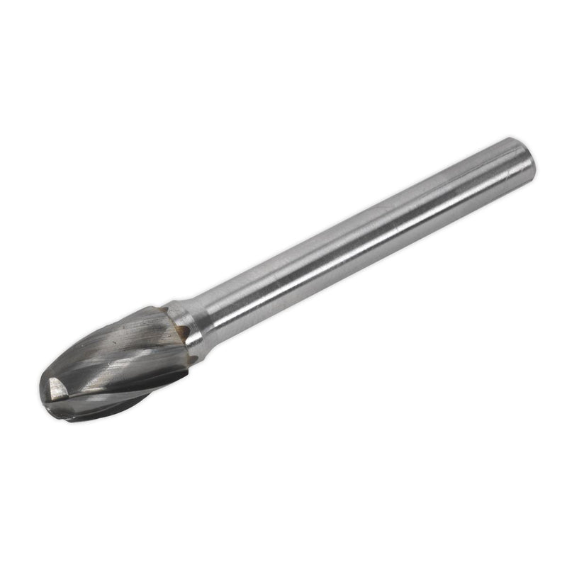 Sealey Tungsten Carbide Rotary Burr Arc Round Nose Ripper/Coarse SDBC4 Sealey - Dynamic Drive
