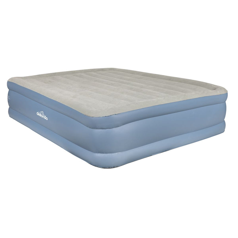 Dellonda Raised Air Bed with Built-in Electric Pump & Storage Bag - Queen Dellonda - Dynamic Drive
