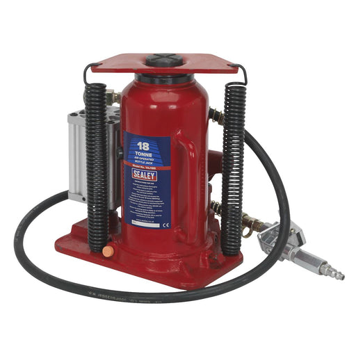 Sealey Air Operated Bottle Jack 18 Tonne YAJ18S Sealey - Dynamic Drive