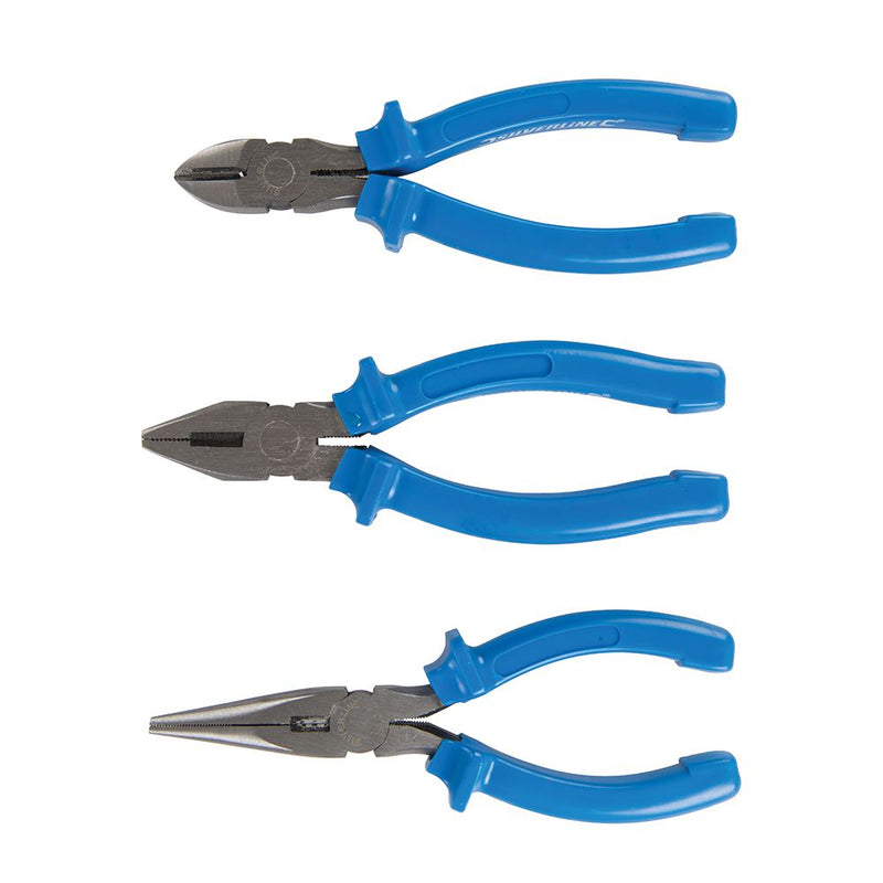 Silverline Pliers Set 3pce 160mm Silverline - Dynamic Drive