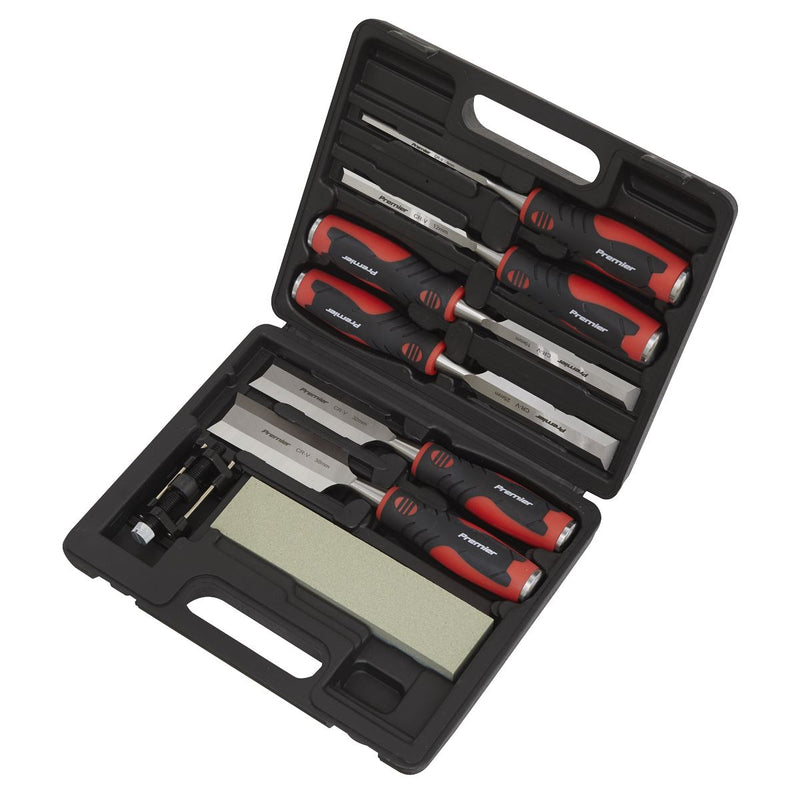 Sealey Hammer-Thru Wood Chisel 8pc Set AK9240 Sealey - Dynamic Drive