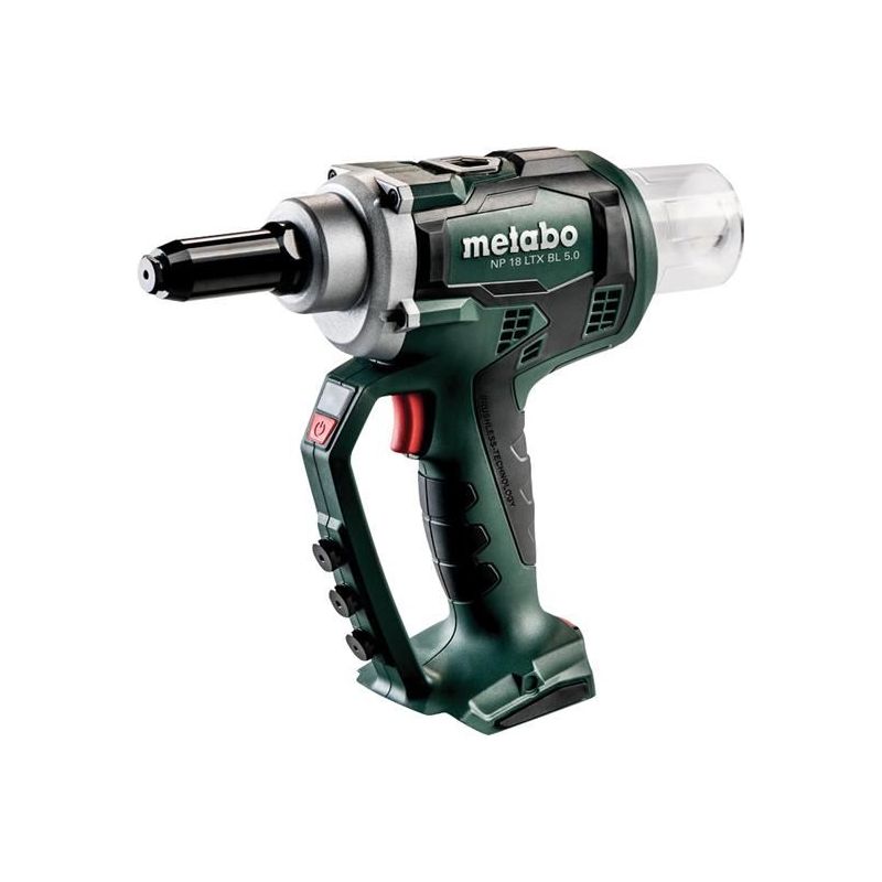 Metabo NP 18 LTX BL 5.0 Brushless Rivet Gun + metaBOX 18V Bare Unit Metabo - Dynamic Drive