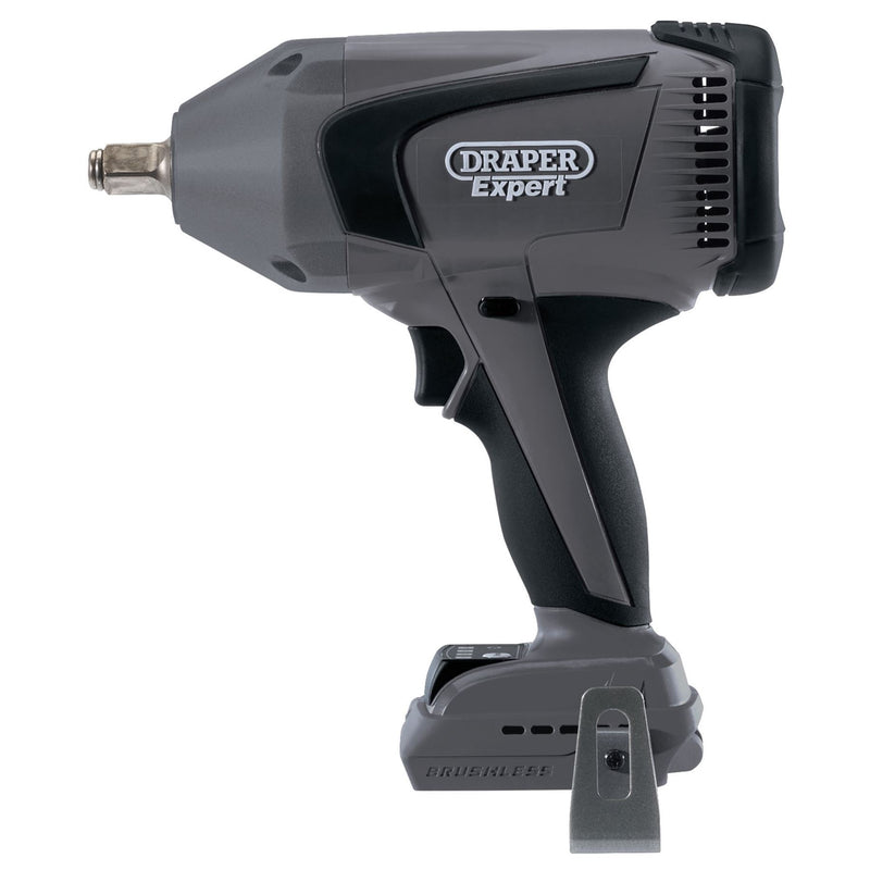 Draper XP20 20V Brushless Impact Wrench, 1/2" Sq. Dr., 1000Nm (Sold Bare) 55942 Draper - Dynamic Drive