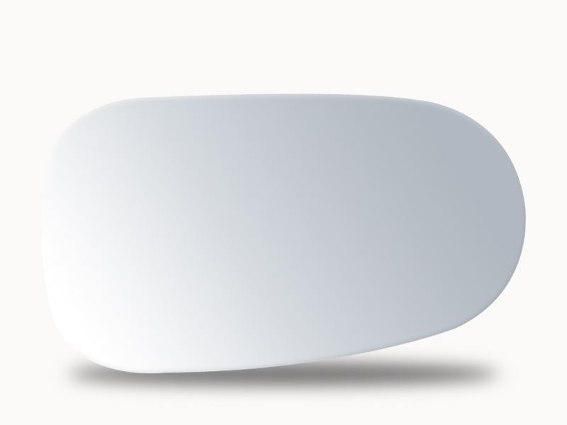 Summit Stick-On Standard Mirror Glass fits Nissan Almera 00 on LHS RHS Summit - Dynamic Drive