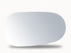 Summit Stick-On Standard Mirror Glass fits Nissan Almera 00 on LHS RHS Summit - Dynamic Drive