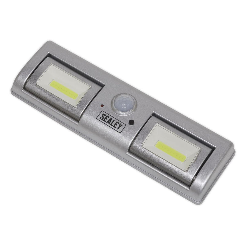 Sealey GL931 Auto Light 1.2W COB LED with PIR Sensor 3 x AA Cell Sealey - Dynamic Drive