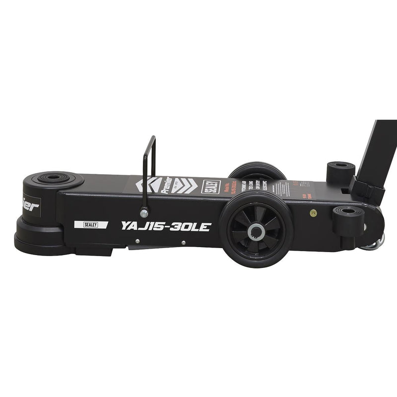 Sealey Air Operated Jack 15-30 Tonne Telescopic Long Reach/Low Profile Sealey - Dynamic Drive