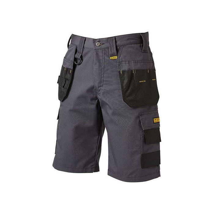 Dewalt Power Tools Cheverley Lightweight Grey Polycotton Shorts Waist 40in DeWALT Power Tools - Dynamic Drive