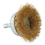 Draper Brassed Steel Crimped Wire Cup Brush, 50mm 41432 Draper - Dynamic Drive