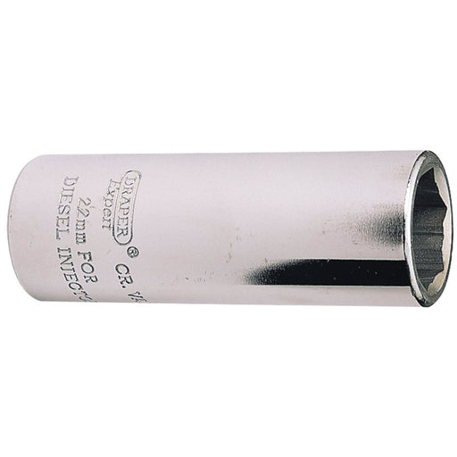 Draper Diesel Injector Socket, 1/2" Sq. Dr., 22mm 39046 Draper - Dynamic Drive