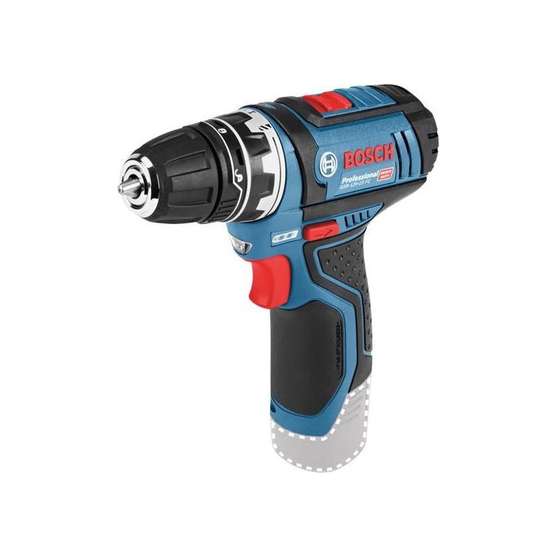 Bosch GSR 12V-15 FC Pro FlexiClick Drill Driver + Attachment 12V Bare Unit Bosch - Dynamic Drive
