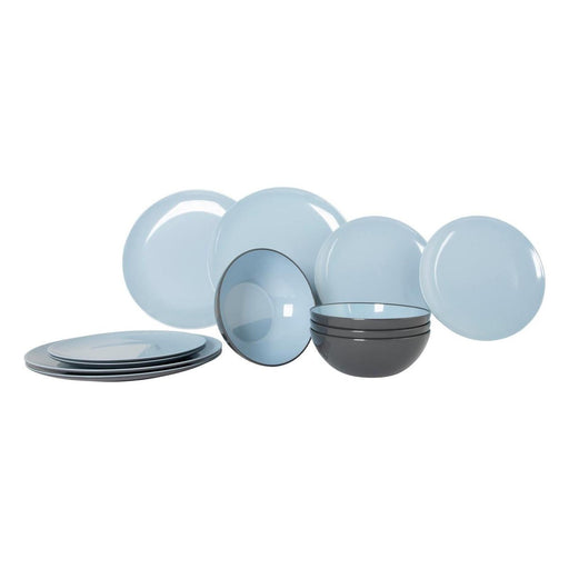 Gimex Vivid Line Tableware Blue 12 Pieces Gimex - Dynamic Drive