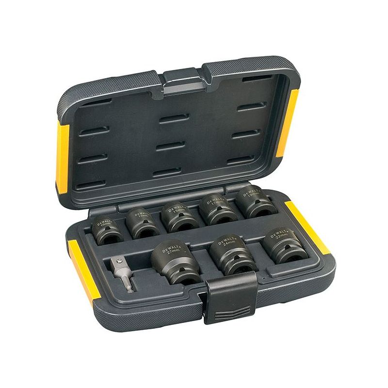 Dewalt Power Tools DT7507 Impact Socket Set, 9 Piece DeWALT Power Tools - Dynamic Drive