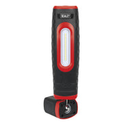 Sealey R/Chargle 360 Insp Lamp 16 SMD LED + 3W LED Black 2xLi-ion LED360PLUS Sealey  - Dynamic Drive