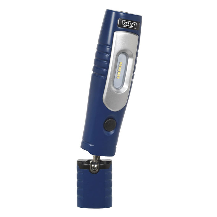 Sealey Rechargeable 360 Inspection Light 7 SMD & 3W SMD LED Blue Lithium-ion Sealey - Dynamic Drive