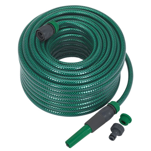 Sealey Water Hose 30m with Fittings GH30R Sealey - Dynamic Drive