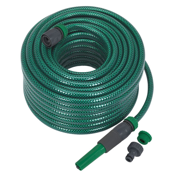 Sealey Water Hose 30m with Fittings GH30R Sealey - Dynamic Drive