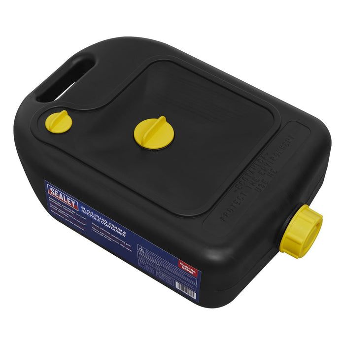 Sealey Oil/Fluid Drain & Recycle Container 5L DRP06 Sealey  - Dynamic Drive