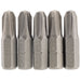 Draper Cross Slot Insert Bit, 1/4" Hex, 25mm Long, No.3 (Pack of 5) 64023 Draper - Dynamic Drive