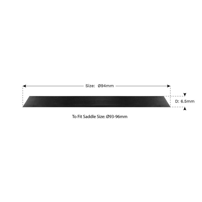 Sealey Safety Rubber Jack Pad Type B JP17 Sealey - Dynamic Drive