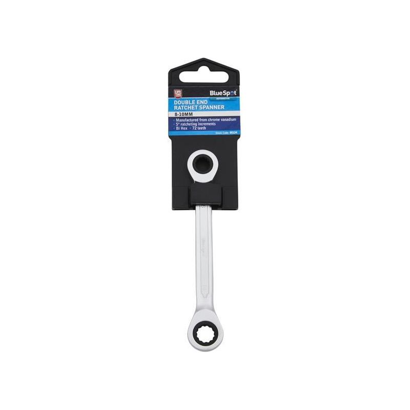 Bluespot Tools Double End Ratchet Spanner (8-10mm) BlueSpot Tools - Dynamic Drive