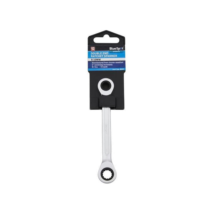 Bluespot Tools Double End Ratchet Spanner (8-10mm) BlueSpot Tools - Dynamic Drive