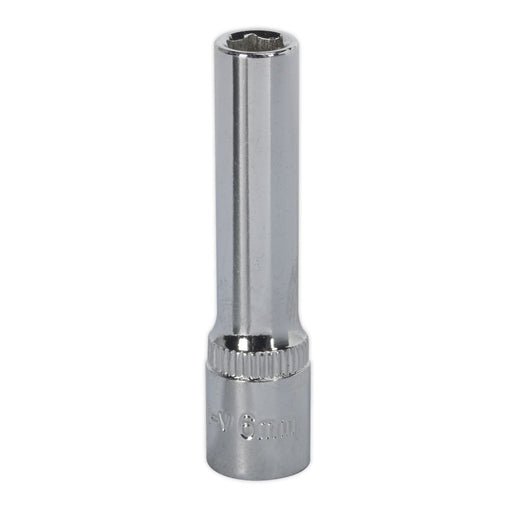 Sealey WallDrive Socket 6mm Deep 1/4"Sq Drive Fully Polished SP1406D Sealey - Dynamic Drive