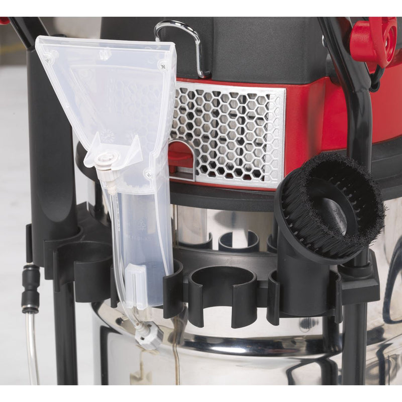 Sealey Valet Machine Wet & Dry 30L Stainless Drum VMA915 Sealey - Dynamic Drive