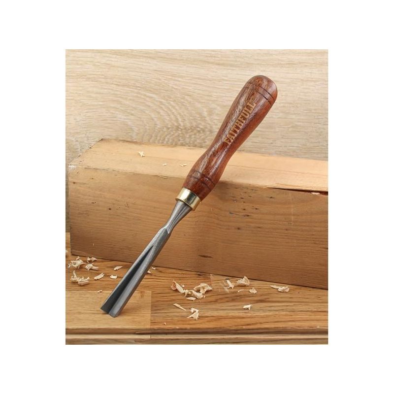 Faithfull V-Straight Part Carving Chisel 12.7mm (1/2in) Faithfull - Dynamic Drive