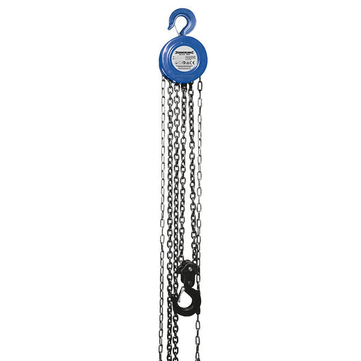 Silverline Chain Block 2000kg / 3m Lift Height Silverline - Dynamic Drive