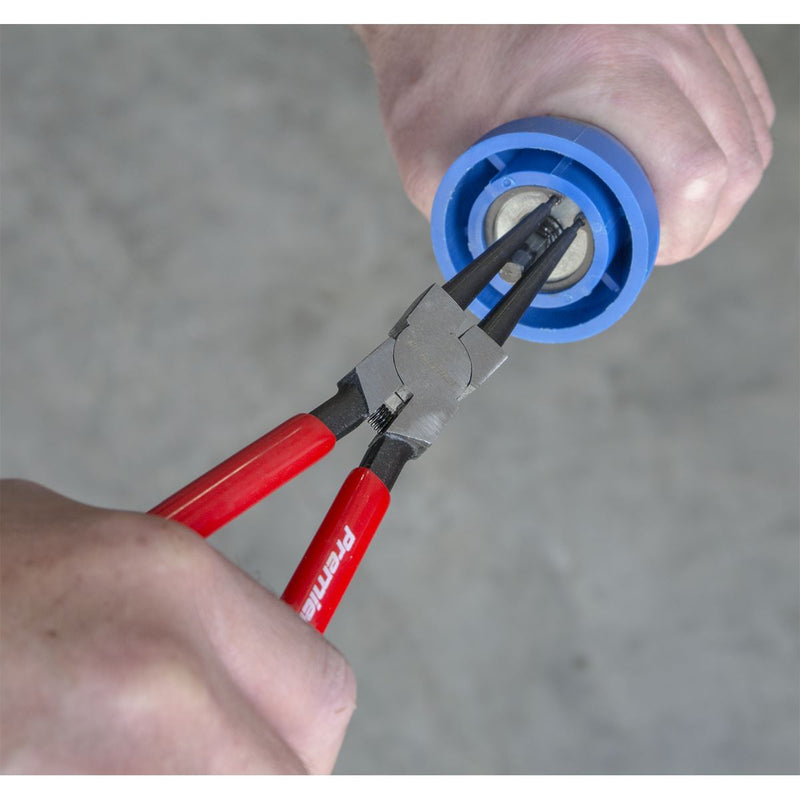 Sealey Circlip Pliers Internal Straight Nose 230mm AK84564 Sealey - Dynamic Drive
