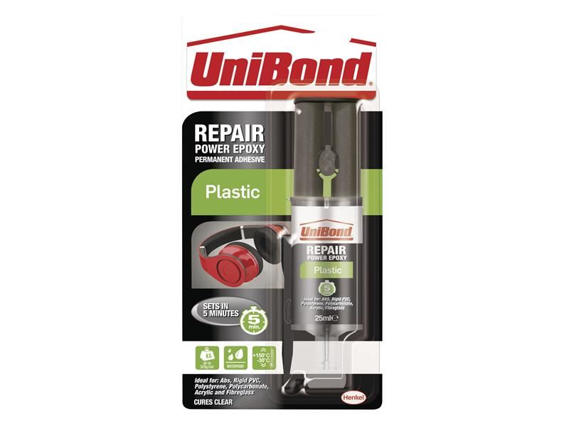 Unibond Repair Power Epoxy Plastic 25ml UniBond - Dynamic Drive