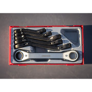 Teng Tools Ratcheting Ring Spanner Set TT1 6 Pieces Teng Tools - Dynamic Drive