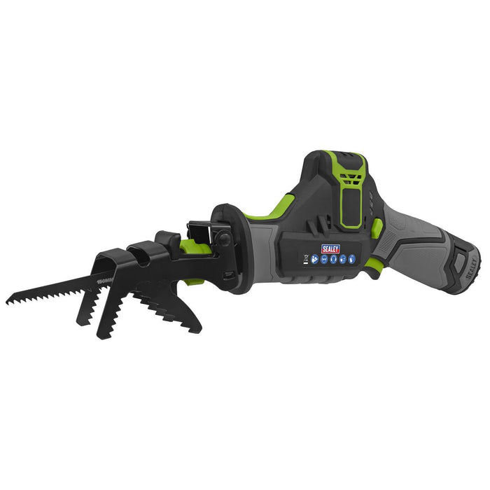 Sealey Cordless Reciprocating Saw 10.8V SV10.8 Series Body Only CP108VRSBO Sealey - Dynamic Drive