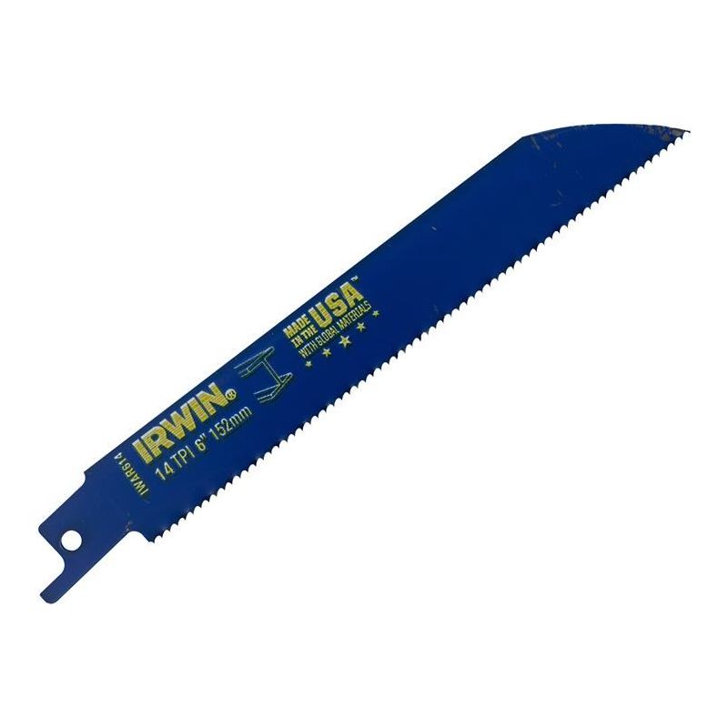 Irwin® 614R Sabre Saw Blade Metal Cutting 150mm 14 TPI Pack of 2 IRWIN® - Dynamic Drive